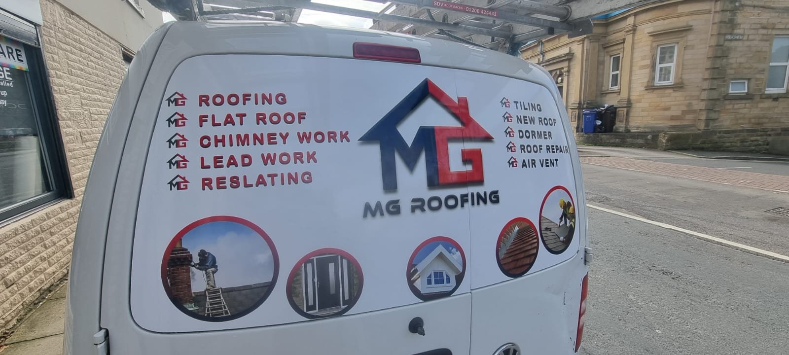 Van signage — Bury Van Signs job